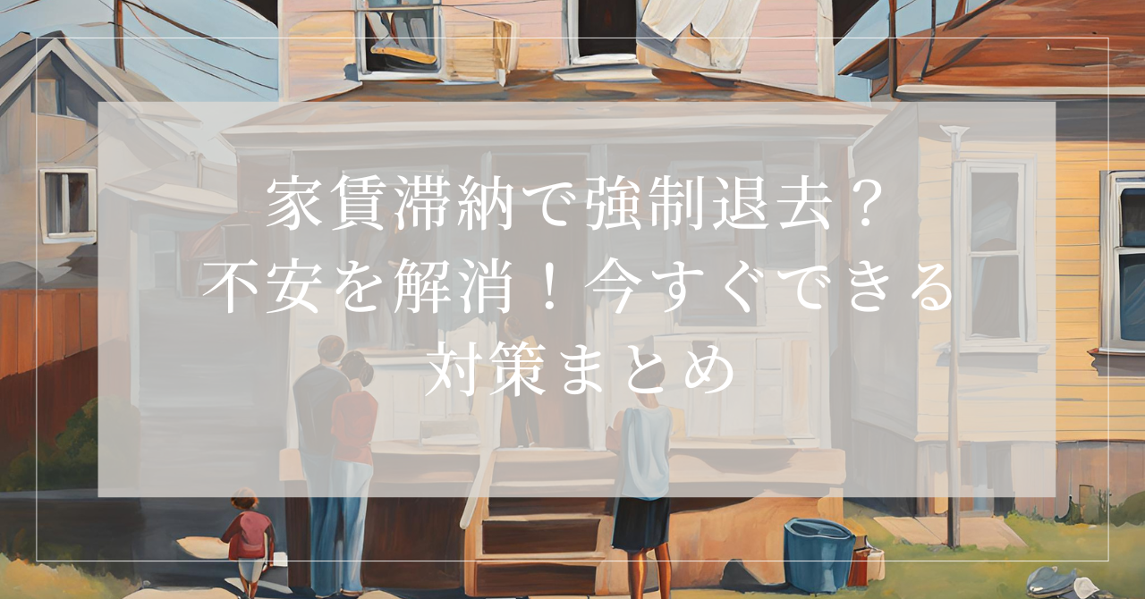 家賃滞納で強制退去5